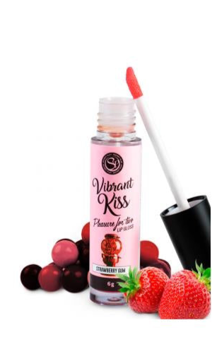 SECRET PLAY LIP GLOSS VIBRANT KISS SABOR CHICLE DE FRESA