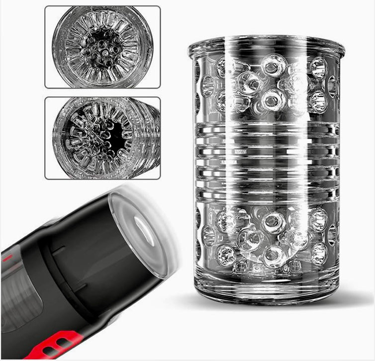 MASTURBADOR ADVANCED CON THRUSTING, ROTACIÓN Y GEMIDOS
