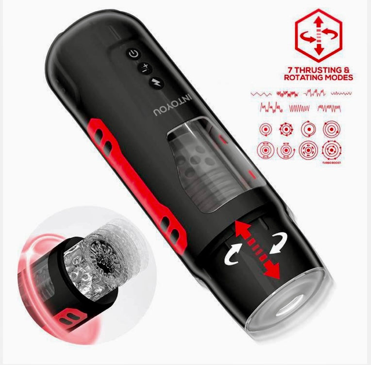 MASTURBADOR ADVANCED CON THRUSTING, ROTACIÓN Y GEMIDOS