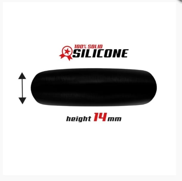 ANILLO PARA EL PENE SILICONA SÓLIDA 5.5 CM NEGRO