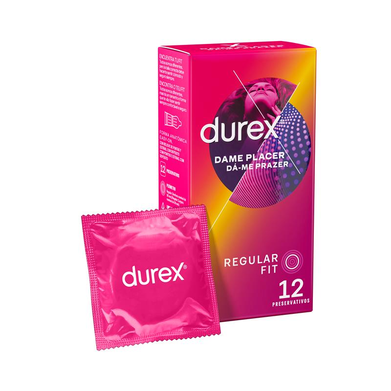 Preservativos durex dame placer 12 unidades