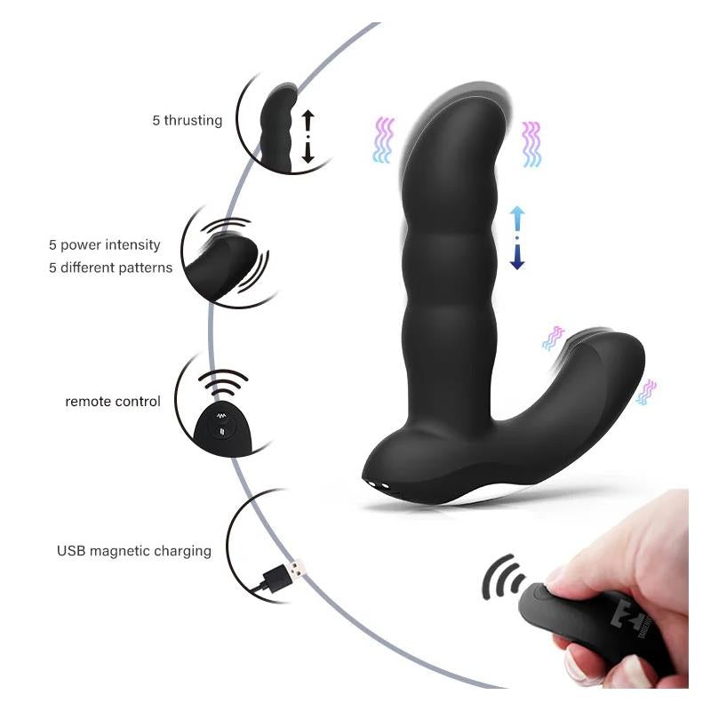 Estimulador de prostata con thrusting