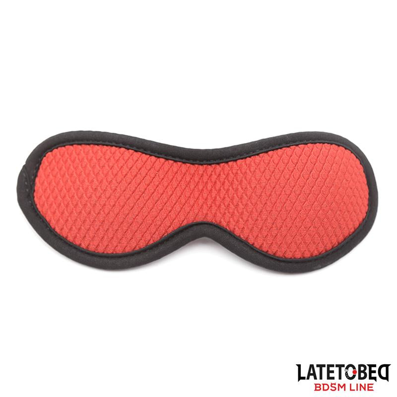 RESTRICCIONES BDSM PARA LA CAMA CON ANTIFAZ ESPOSAS AJUSTABLES Y DESMONTABLES