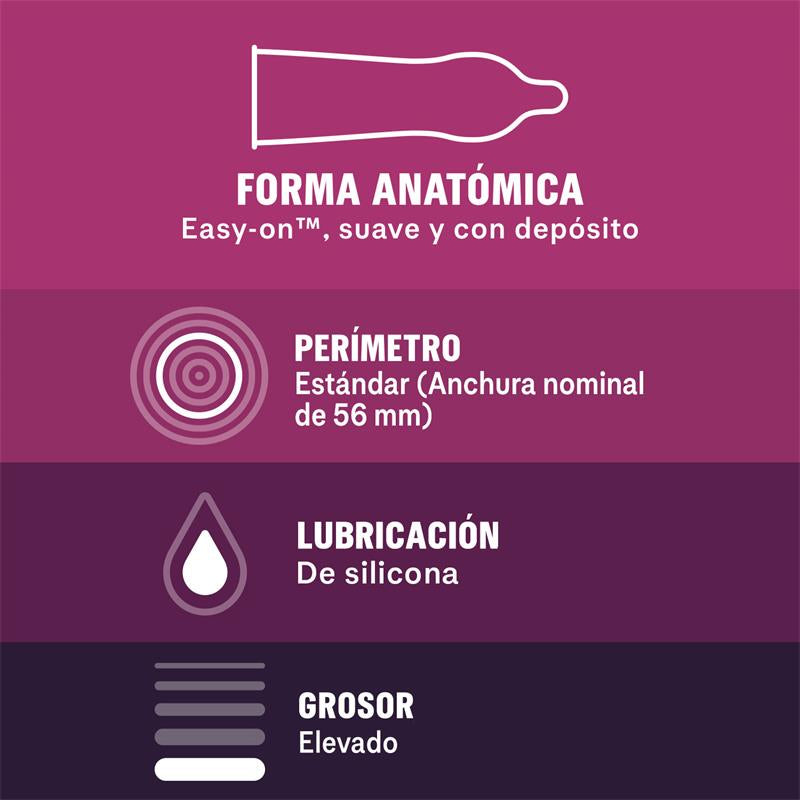 DUREX DUREX PRESERVATIVOS SIN LÁTEX 12 UD