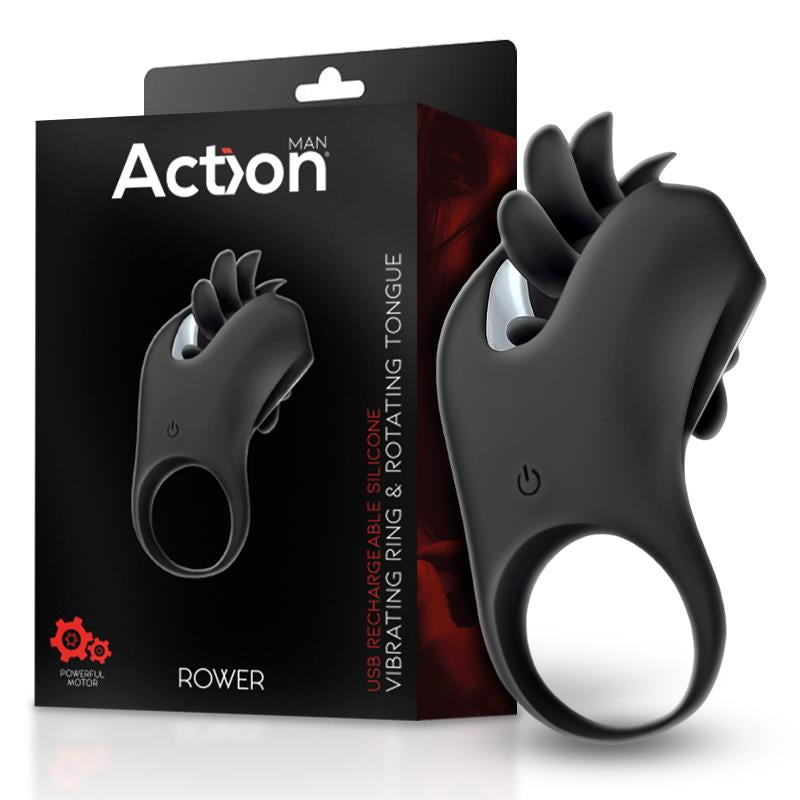 ANILLO VIBRADOR CON LENGUA ROTADORA