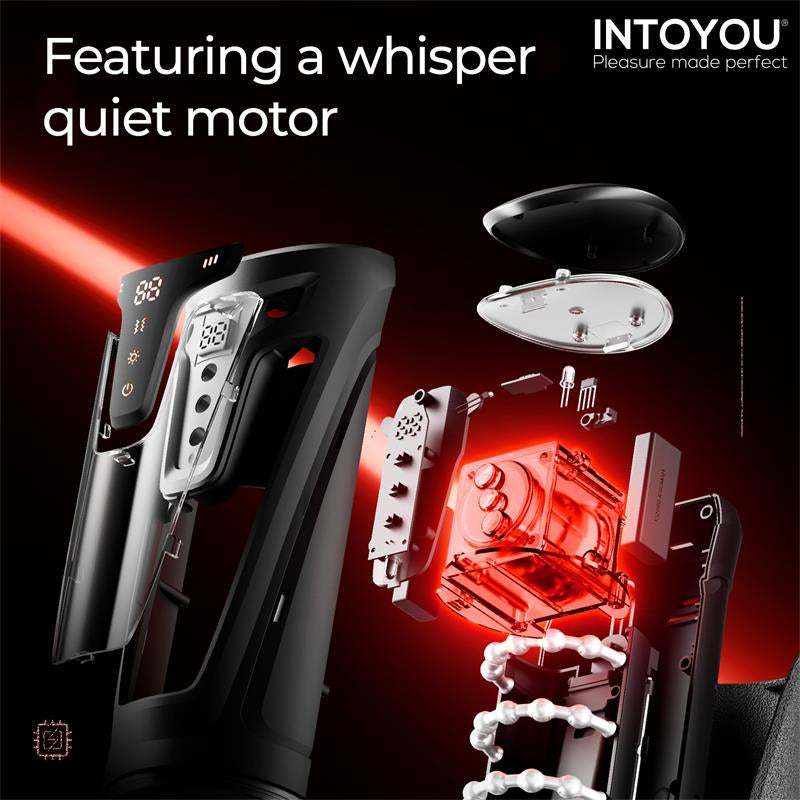 MASTURBADOR MASCULINO CON THRUSTING, VIBRACIÓN Y CALOR