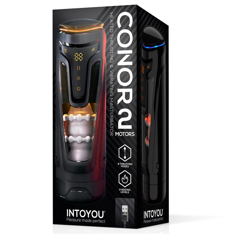 MASTURBADOR MASCULINO CON THRUSTING, VIBRACIÓN Y CALOR