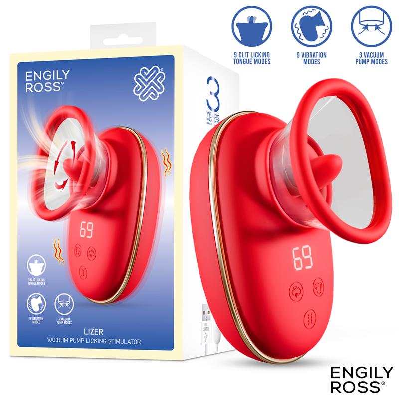 ESTIMULADOR CON LENGUA OSCILANTE, BOMBA DE VACÍO Y VIBRACIÓN