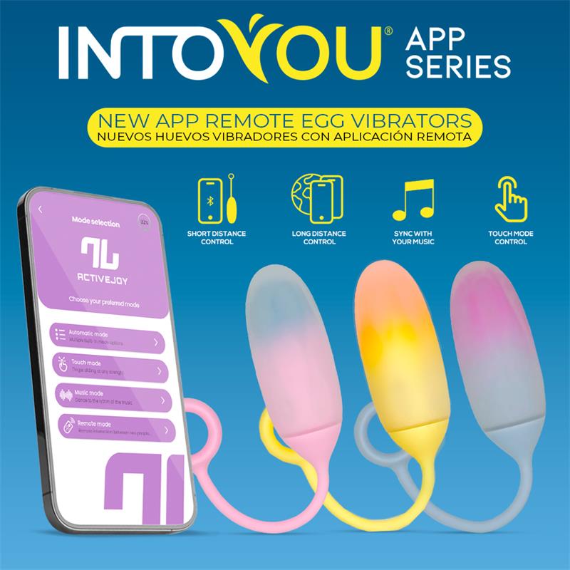 HUEVO CON APP SILICONA DOBLE CAPA AZUL/PÚRPURA