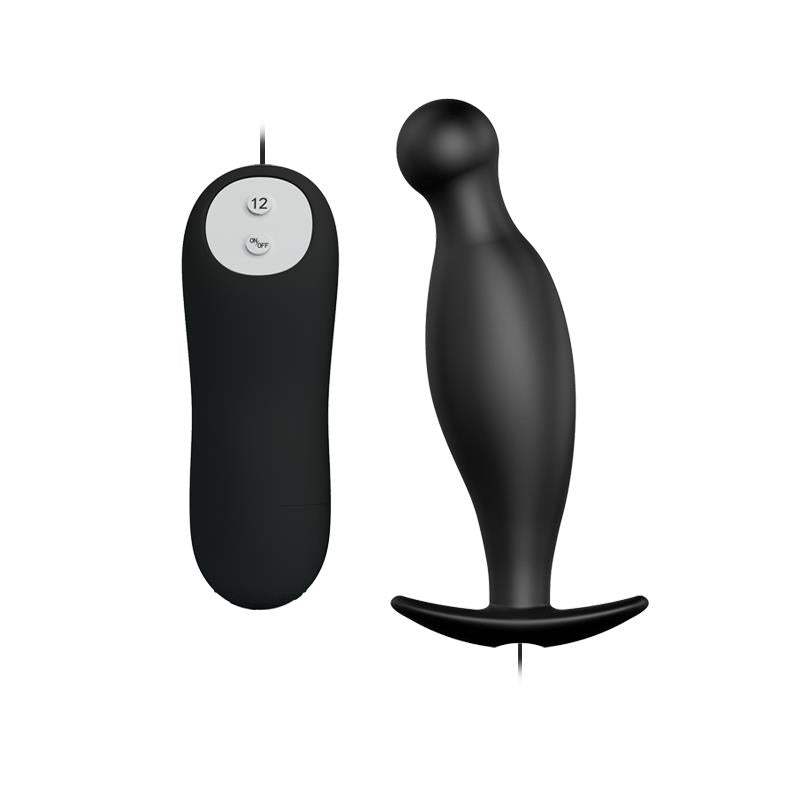 PLUG ANAL CON 12 PATRONES DE VIBRACIÓN