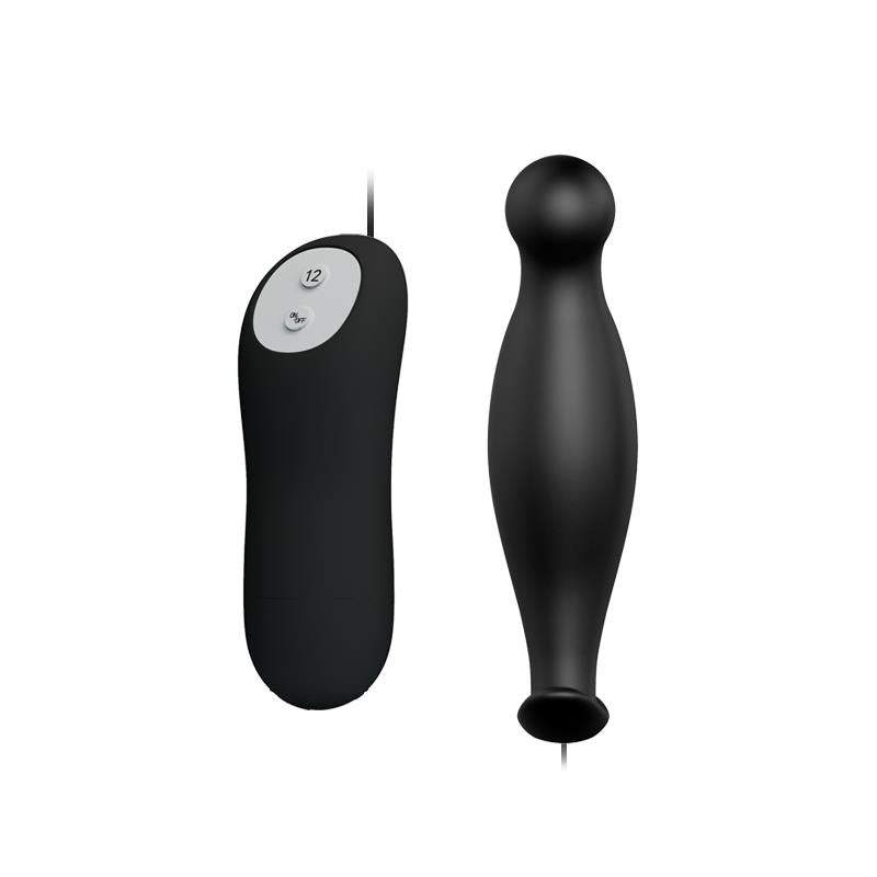 PLUG ANAL CON 12 PATRONES DE VIBRACIÓN