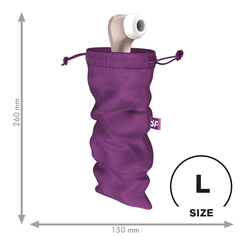 SATISFYER BOLSA DE ALMACENAMIENTO TREASURE BAG TALLA L PURPURA