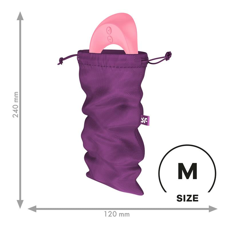 SATISFYER BOLSA DE ALMACENAJE TREASURE BAG TALLA M PURPURA