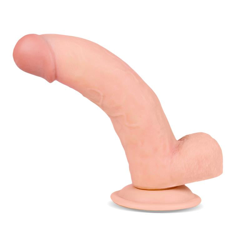 DILDO REALISTA DUAL LAYER RETRÁCTIL Y ORIENTABLE 8"
