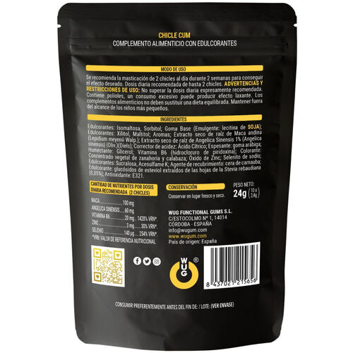 CHICLES AUMENTADOR DE EYACULACION & SABOR A PLATANO DEL SEMEN 10 UNIDADES