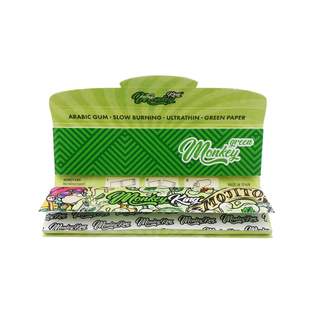Papel Monkey King, con Filtros sabor Mojito