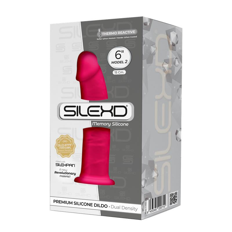 DILDO DUAL DENSITY MOD. 2 - 6" ROSA