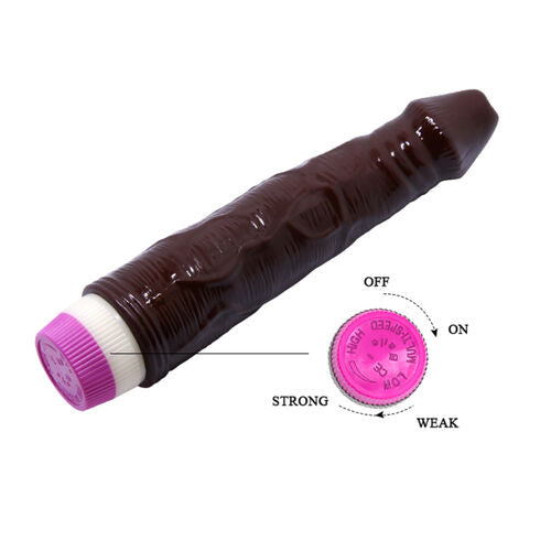 VIBRADOR 23 CM MARRÓN