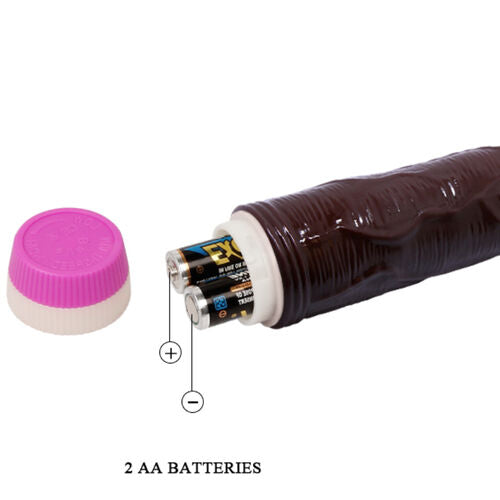 VIBRADOR 23 CM MARRÓN