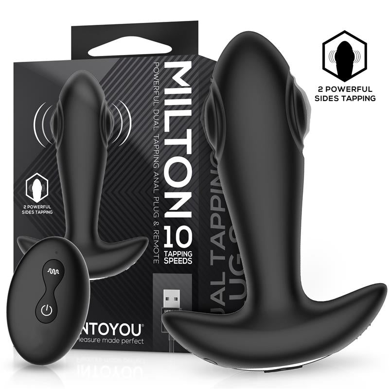 PLUG ANAL CON DOBLE TAPPING Y CONTROL REMOTO