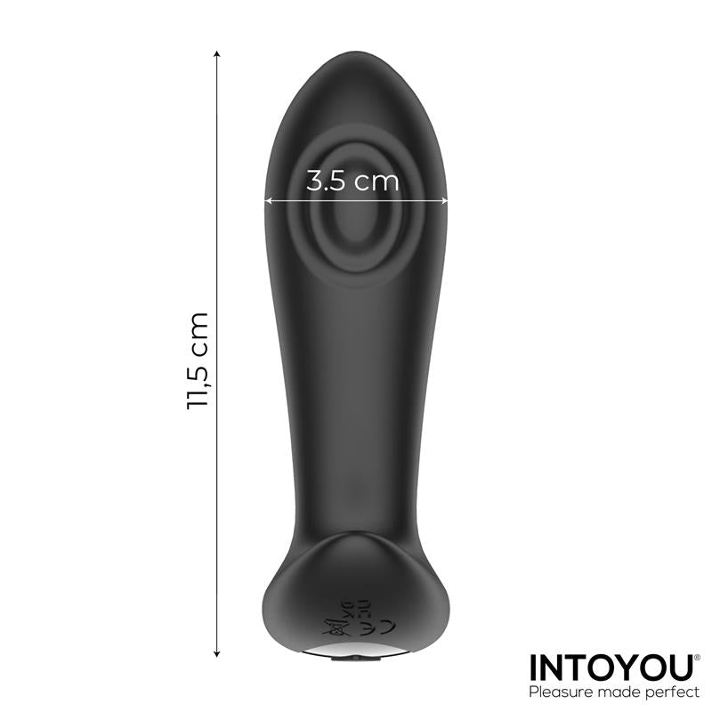 PLUG ANAL CON DOBLE TAPPING Y CONTROL REMOTO
