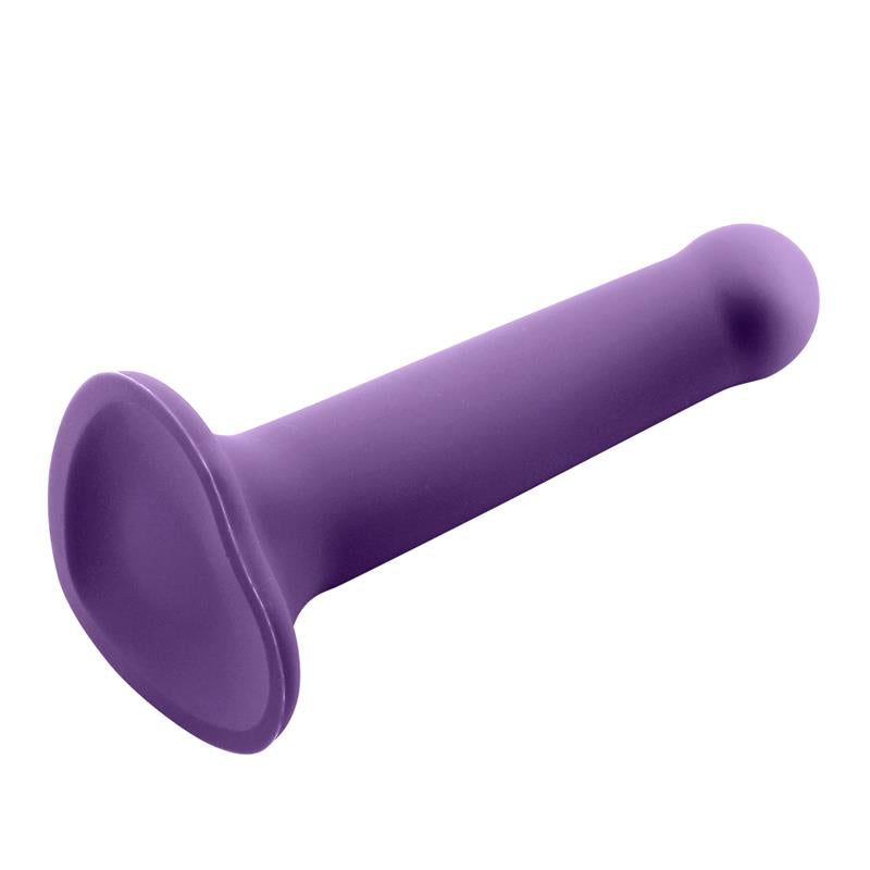 DILDO SILICONE FLEXIBLE HIPER FLEXIBLE 7.5" - 19 CM TALLA L PÚRPURA