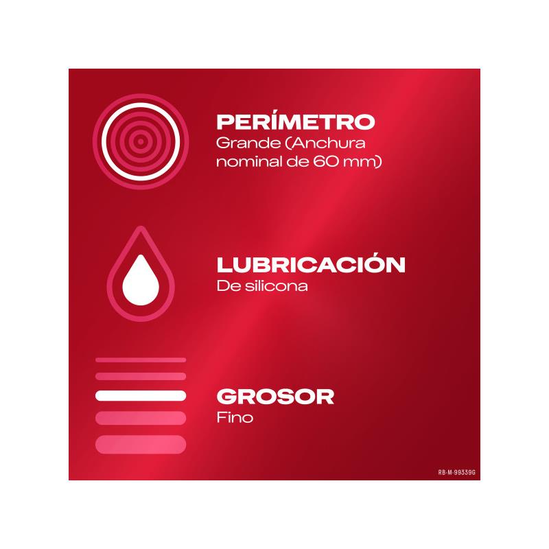 DUREX PRESERVATIVOS SENTITIVO XL 10 UNIDADES