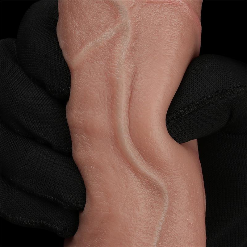DILDO DUAL LAYER SILICONA 9" 23.5cm