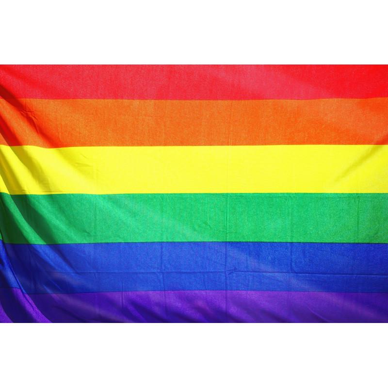 BANDERA ORGULLO LGBT 90 CM
