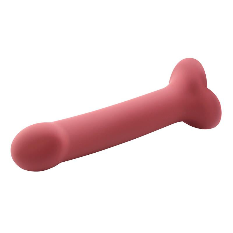 CONSOLADOR SILICONA LÍQUIDA HIPER FLEXIBLE 7" - 18 CM TALLA M BURGUNDY