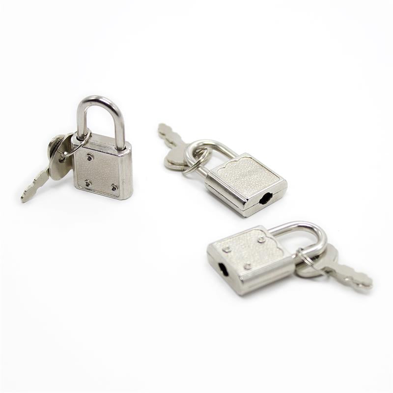 BDSM LINE CANDADO Y LLAVES PLATEADO