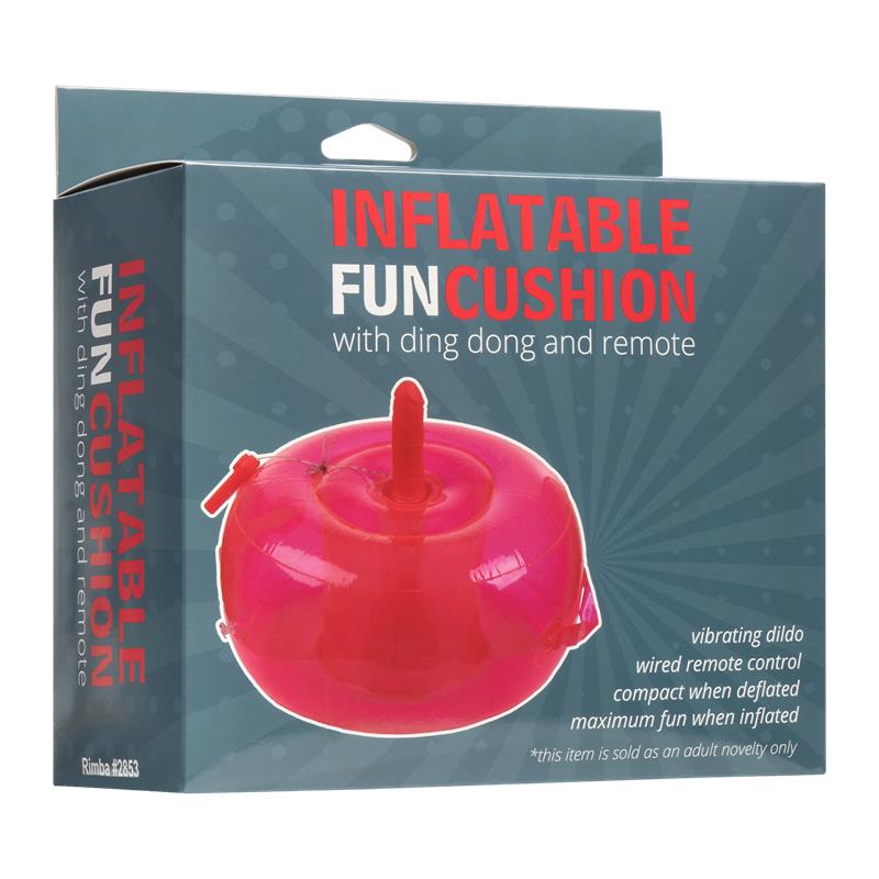 BDSM Cojín Hinchable con Dildo, Vibración y Control Remoto Ding Dong