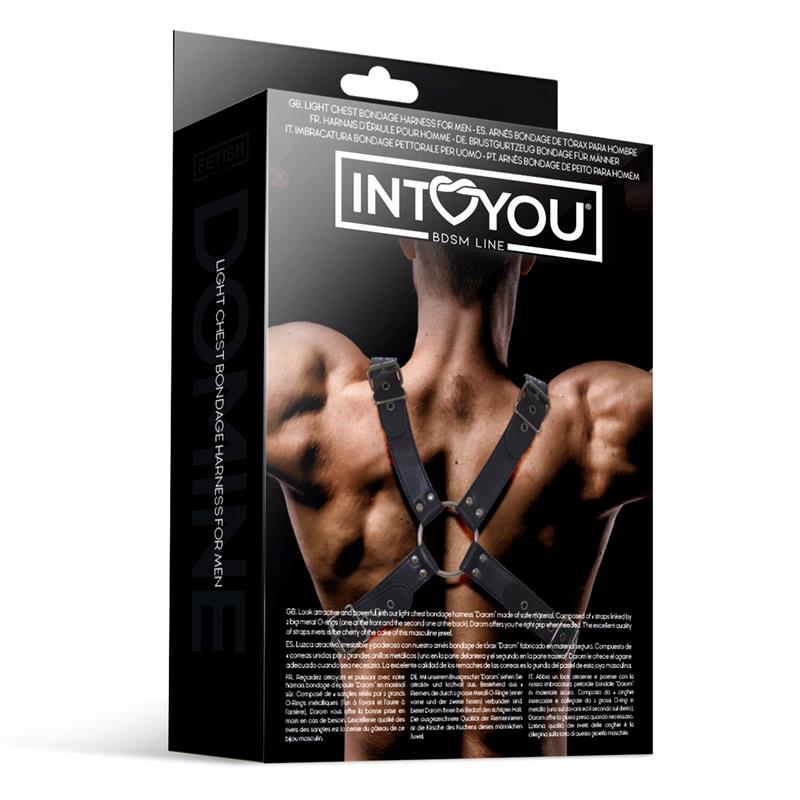 ARNÉS MASCULINO PARA BONDAGE CUERO VEGANO
