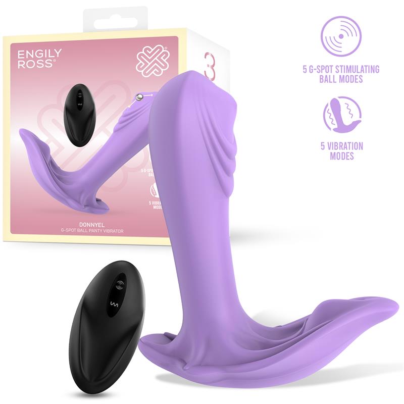 ESTIMULADOR DE BRAGUITA CON BOLA PARA EL PUNTO G Y CONTROL REMOTO