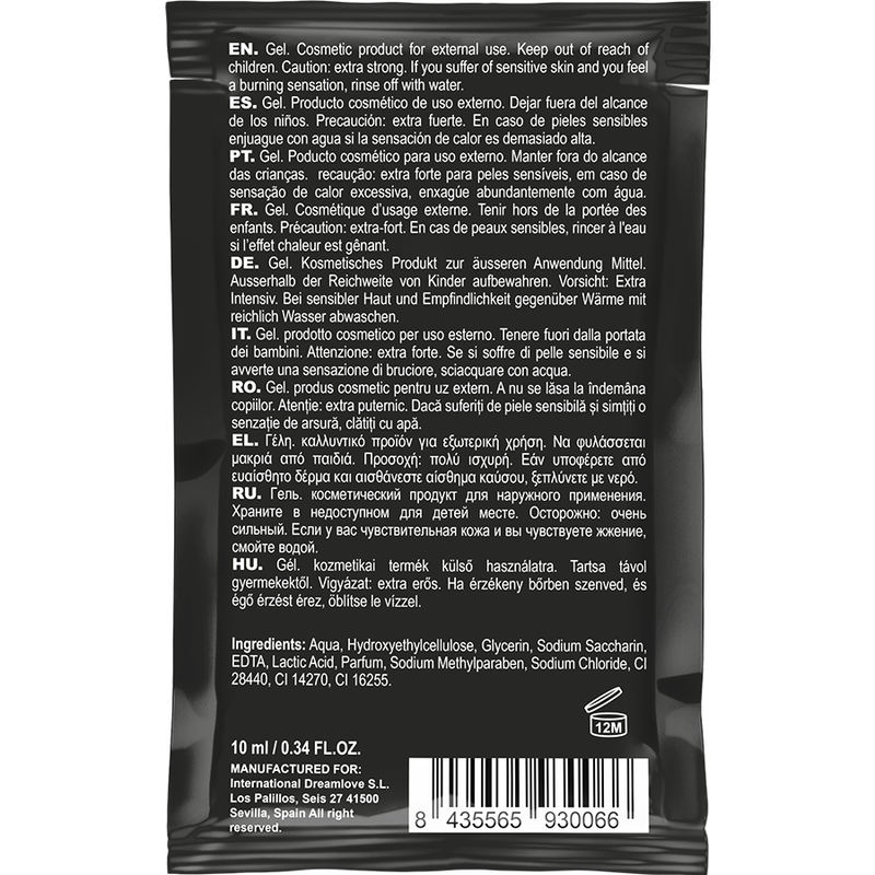 Lubricante pontenciador orgasmo 10 ML