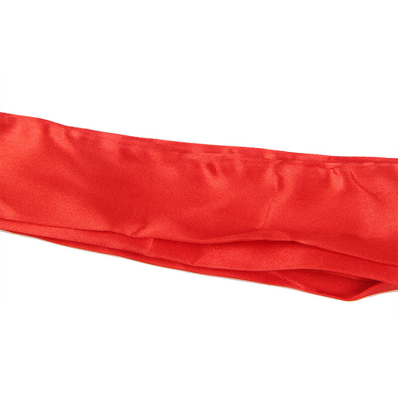 BATA TELA TRANSPARENTE DETALLE ENCAJE ROJO