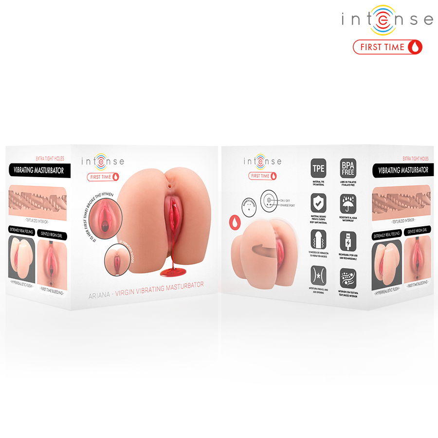 ARIANA VAGINA VIBRATOR VIRGIN WITH HYMEN AND BLEEDING