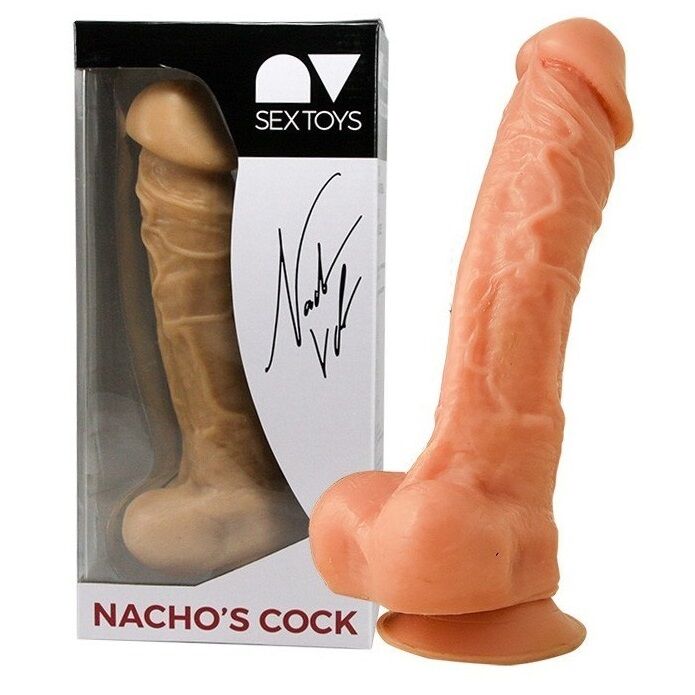 CONSOLADOR NACHO VIDAL - REPLICA PENE NACHO VIDAL 24CM NATURAL