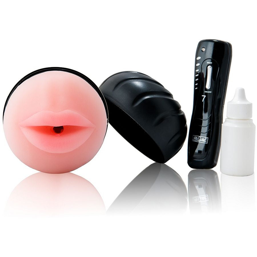MASTURBADOR BOCA CON VIBRADOR 7 RITMOS