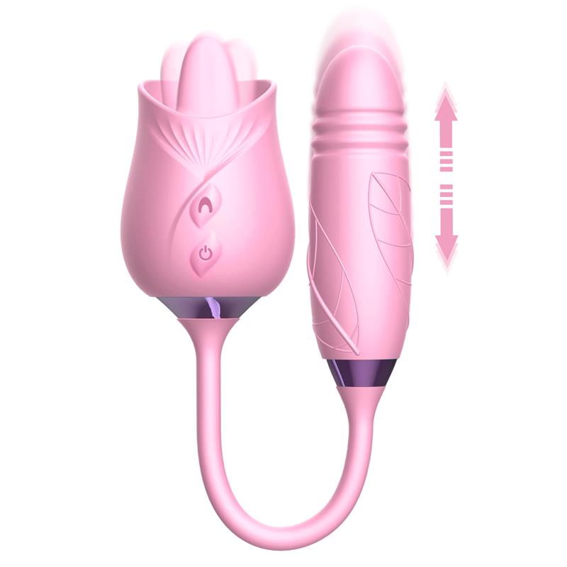 LENGUA ESTIMULADORA CLÍTORIS Y HUEVO CON THRUSTING