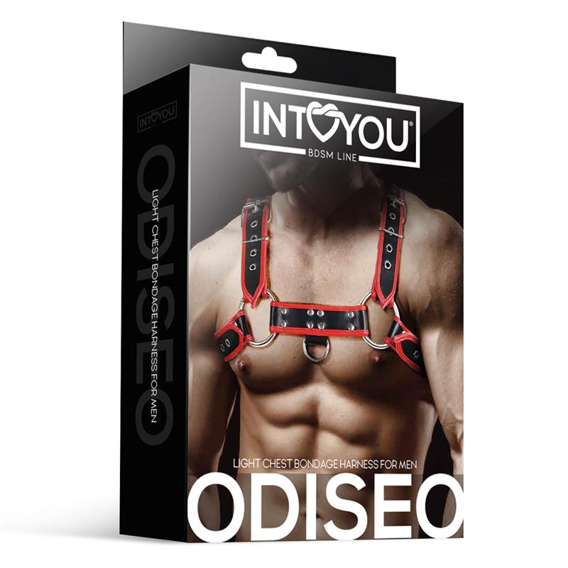 ARNÉS MASCULINO BDSM PARA EL PECHO CUERO VEGANO