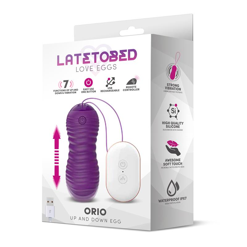 Huevo vibrador con movimiento telescopico