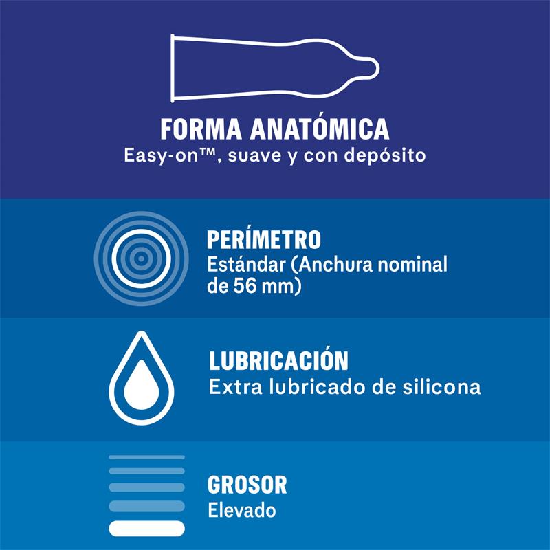 Preservativos extra seguro durex