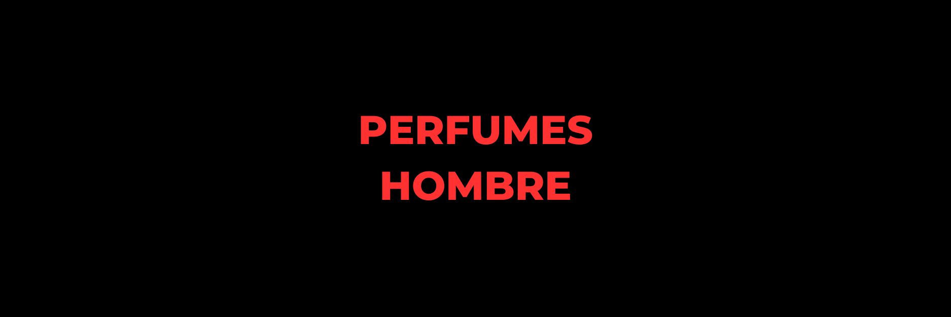 Perfumes hombre