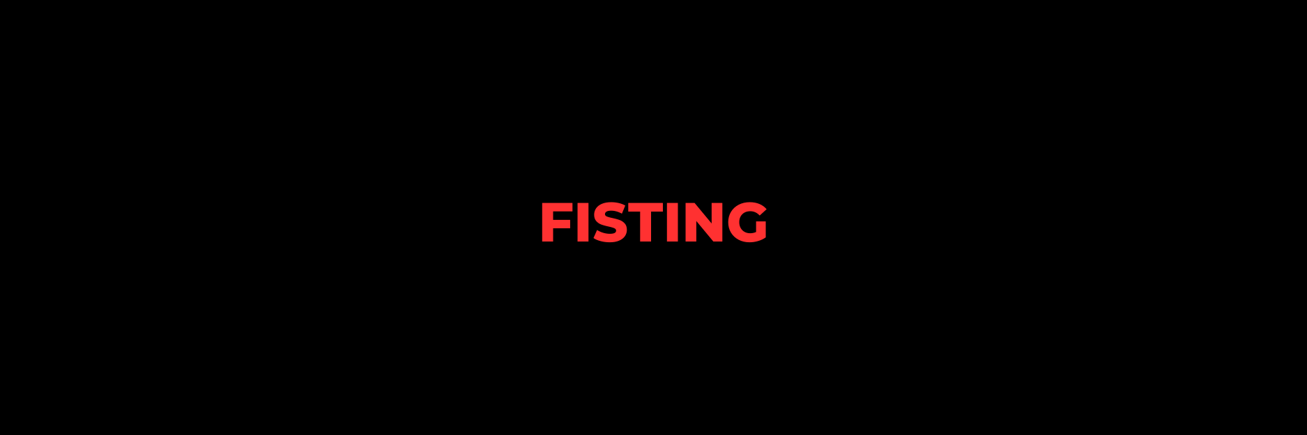 Fisting