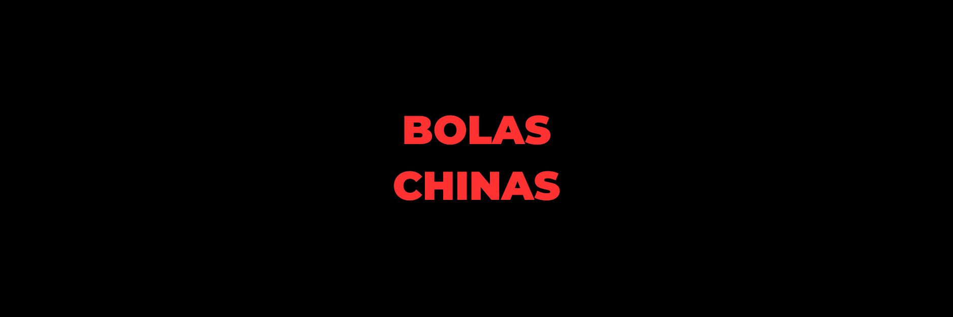 Bolas chinas