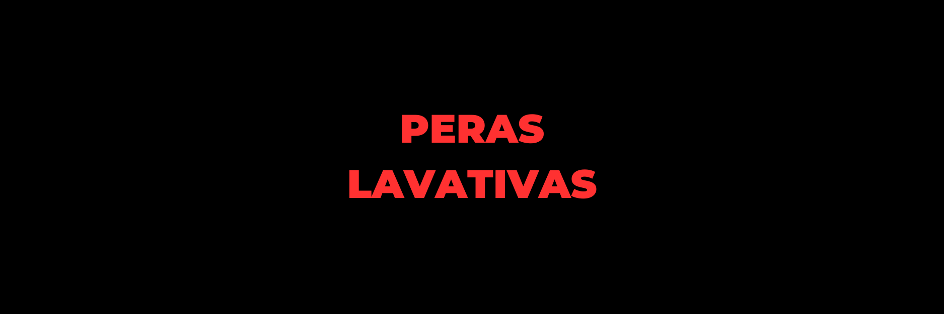 Peras lavativas