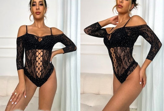 BODY NEGRO CON PIEDRAS