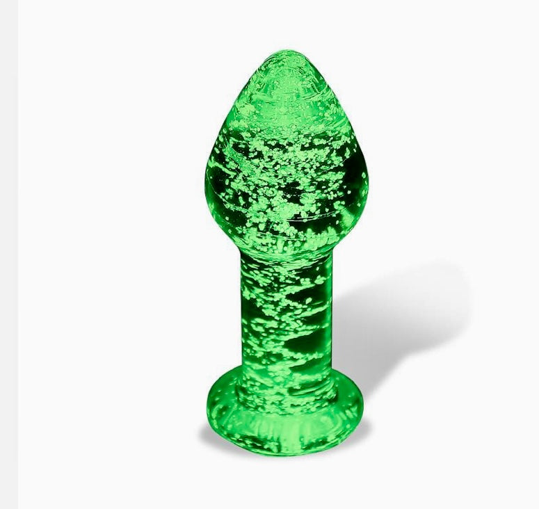 ANAL DE CRISTAL QUE BRILLA EN LA OSCURIDAD