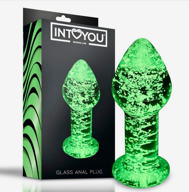 ANAL DE CRISTAL QUE BRILLA EN LA OSCURIDAD